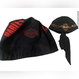 Harley Davidson Helmet Bag and Bandana